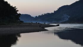 Sunrise Mekong River Laos part